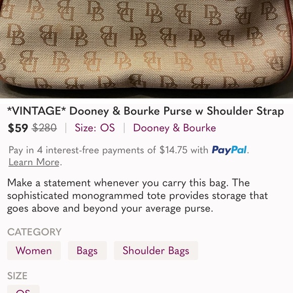 Dooney & Bourke Satchel with Shoulder Strap - Picture 12 of 12